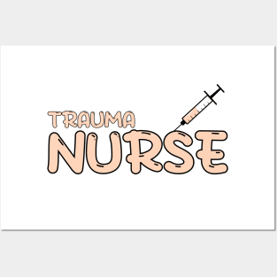 Trauma Nurse Orange Posters and Art